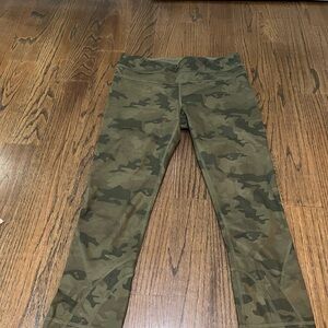 Lululemon Inspire Crop Camo Print Leggings